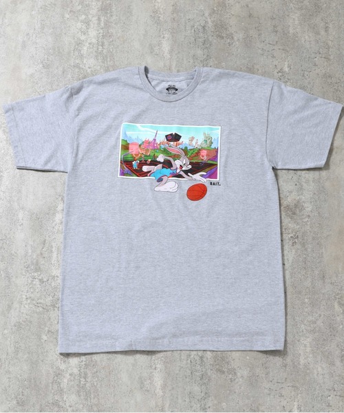 BAIT（ベイト）の「【2108_SPJ】SPACEJAM2 JBUGS DRIBBLE TEE 216-SPJ-TEE-001（Tシャツ/カットソー・メンズ・グレー・LARGE/X-LARGE/XX-LARGE/MEDIUM）」の6枚目の写真