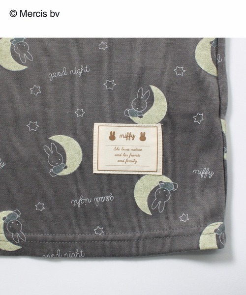 Miffy（ ミッフィー）の「【Miffy】お月さまミッフィー 上下セットルームウェア（ルームウェア/パジャマ・レディース・ネイビー/オフホワイト/チャコールグレー・M/L）」の9枚目の写真