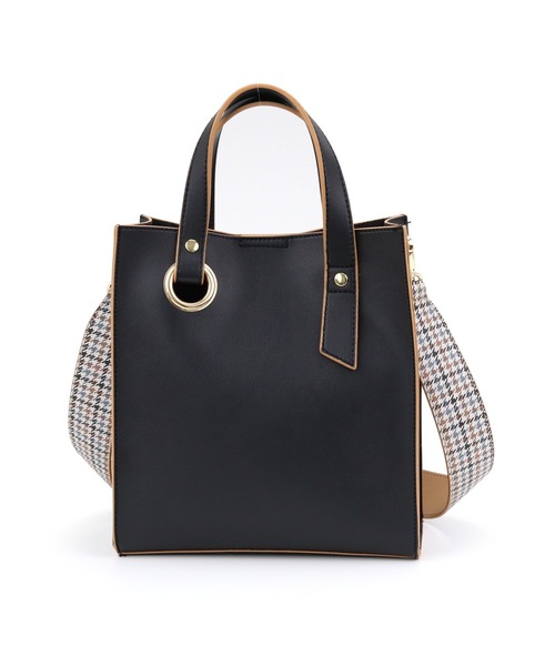 T・S・L（ティーエスエル）の「スクエア2WAYバッグ（トートバッグ・レディース・ブラック/ベージュ/ブラウン/カーキ・FREE）」の16枚目の写真