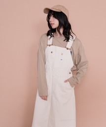 【LEE/リー】オーバーオールスカート LL6128-300 / LL6128-168/ LL6128-175/ LL6128-136/ LL6128-124 マキシ丈デニムスカート