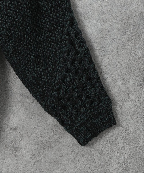Jieda（ジエダ）の「【JIEDA / ジエダ】MIX CABLE KNIT（ニット/セーター・メンズ・ブラウン/グリーン・2）」の21枚目の写真