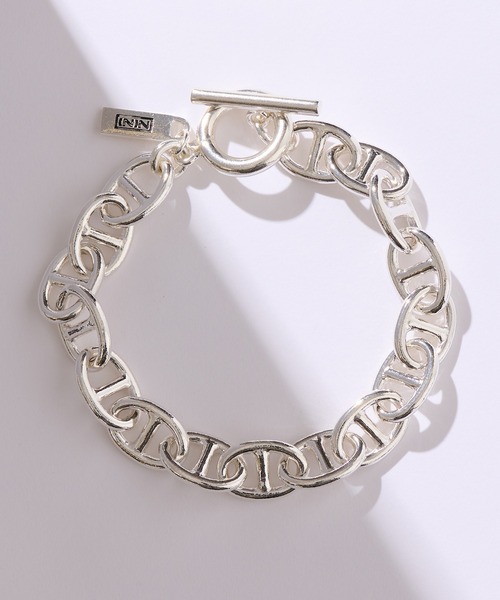 NUMBER (N)INE（ナンバーナイン）の「【NUMBER (N)INE】シルバー999 シルバー999 ボリュームチェーン ジュエリーブレス（ブレスレット・メンズ・ブラック系1/ブラック系2/ブラック系3/シルバー系1/シルバー系2/シルバー系3・FREE）」の4枚目の写真