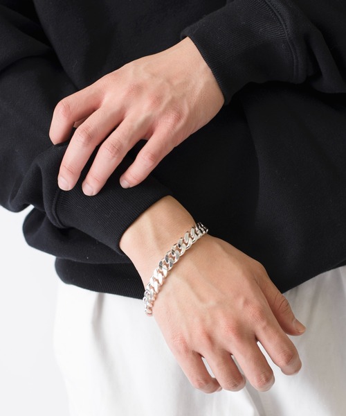 NUMBER (N)INE（ナンバーナイン）の「【NUMBER (N)INE】シルバー999 シルバー999 ボリュームチェーン ジュエリーブレス（ブレスレット・メンズ・ブラック系1/ブラック系2/ブラック系3/シルバー系1/シルバー系2/シルバー系3・FREE）」の5枚目の写真