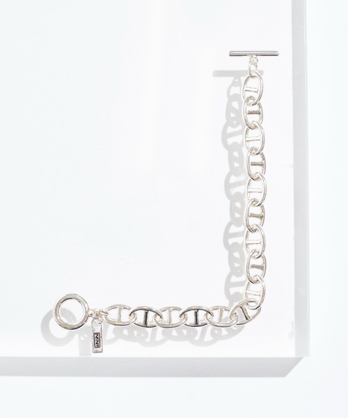 NUMBER (N)INE（ナンバーナイン）の「【NUMBER (N)INE】シルバー999 シルバー999 ボリュームチェーン ジュエリーブレス（ブレスレット・メンズ・ブラック系1/ブラック系2/ブラック系3/シルバー系1/シルバー系2/シルバー系3・FREE）」の9枚目の写真