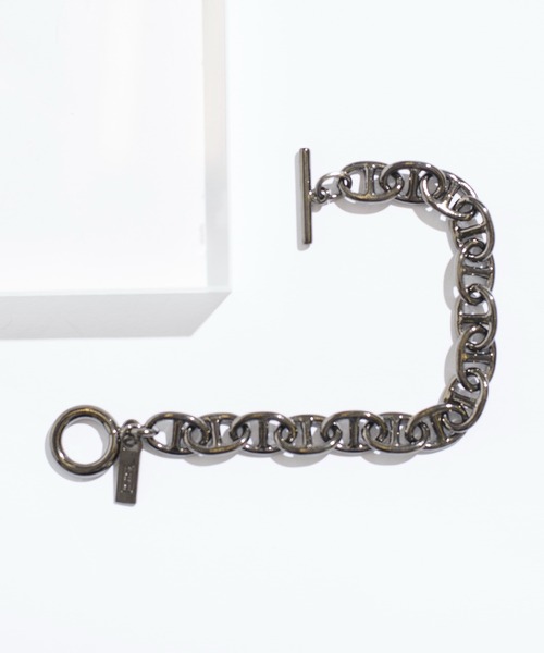 NUMBER (N)INE（ナンバーナイン）の「【NUMBER (N)INE】シルバー999 シルバー999 ボリュームチェーン ジュエリーブレス（ブレスレット・メンズ・ブラック系1/ブラック系2/ブラック系3/シルバー系1/シルバー系2/シルバー系3・FREE）」の10枚目の写真