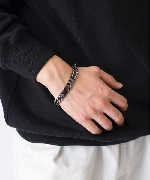 NUMBER (N)INE（ナンバーナイン）の「【NUMBER (N)INE】シルバー999 シルバー999 ボリュームチェーン ジュエリーブレス（ブレスレット・メンズ・ブラック系1/ブラック系2/ブラック系3/シルバー系1/シルバー系2/シルバー系3・FREE）」の20枚目の写真