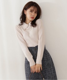 PROPORTION BODY DRESSING | ２Ｗａｙ襟付パールアゼニット / 1211270105(ニット/セーター)