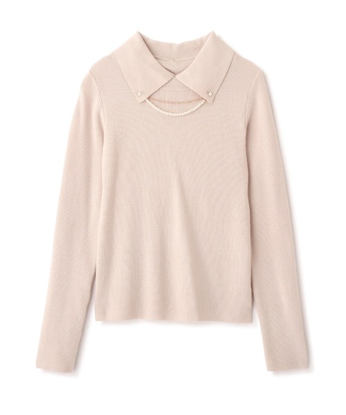 PROPORTION BODY DRESSING(プロポーションボディドレッシング)の「2Way襟付パールアゼニット / 1211270105(ニット/セーター・レディース・ブルー/オフホワイト/パープル・MEDIUM/SMALL)」の18枚目の写真