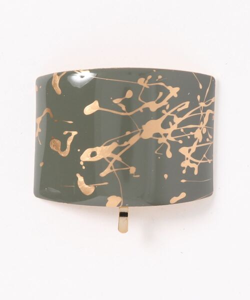 Port（ポート）の「モノトーン ペイント ポニーフック/ヘアカフ（ヘアピン・レディース・カーキ/アイボリー/ホワイト×ブラック/ブラック×ホワイト・FREE）」の9枚目の写真