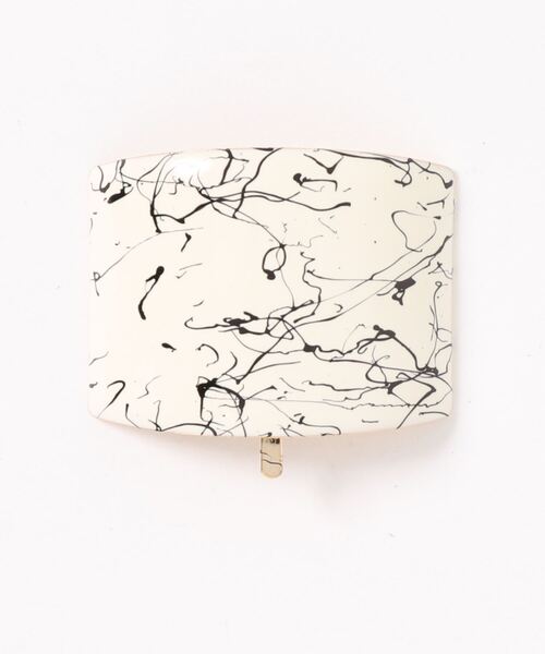 Port（ポート）の「モノトーン ペイント ポニーフック/ヘアカフ（ヘアピン・レディース・カーキ/アイボリー/ホワイト×ブラック/ブラック×ホワイト・FREE）」の10枚目の写真