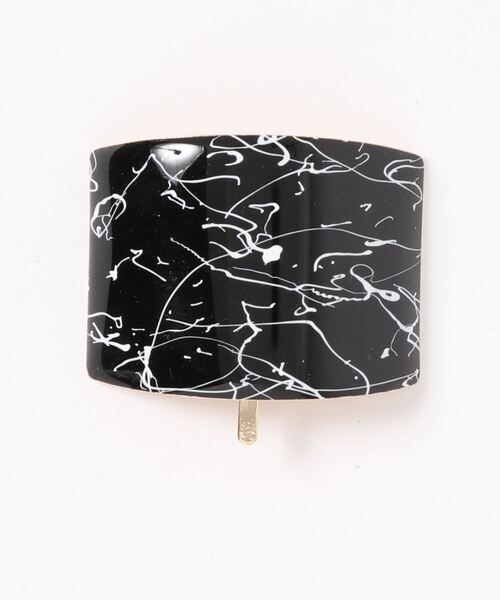 Port（ポート）の「モノトーン ペイント ポニーフック/ヘアカフ（ヘアピン・レディース・カーキ/アイボリー/ホワイト×ブラック/ブラック×ホワイト・FREE）」の11枚目の写真