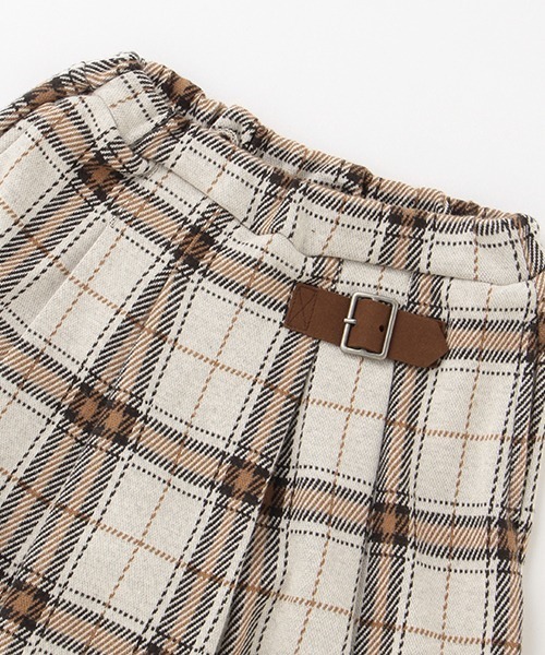 petit main（プティマイン）の「カットプリーツスカパン（スカート・キッズ・ブラック/アイボリー/ピンク/グレー/ターコイズブルー・100cm/120cm/90cm/130cm/80ｃｍ/110cm）」の13枚目の写真