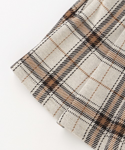 petit main（プティマイン）の「カットプリーツスカパン（スカート・キッズ・ブラック/アイボリー/ピンク/グレー/ターコイズブルー・100cm/120cm/90cm/130cm/80ｃｍ/110cm）」の12枚目の写真