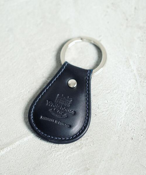 WHITE HOUSE COX（ホワイトハウスコックス）の「【別注】<Whitehouse Cox×green label relaxing> キーリング（キーホルダー・メンズ・ライトブルー/ブラック/ネイビー/ダークグレー/ナチュラル/ケリー・FREE）」の6枚目の写真