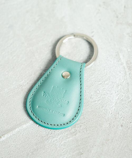 WHITE HOUSE COX（ホワイトハウスコックス）の「【別注】<Whitehouse Cox×green label relaxing> キーリング（キーホルダー・メンズ・ライトブルー/ブラック/ネイビー/ダークグレー/ナチュラル/ケリー・FREE）」の4枚目の写真