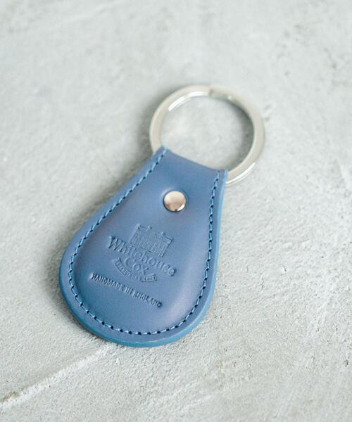 WHITE HOUSE COX（ホワイトハウスコックス）の「【別注】<Whitehouse Cox×green label relaxing> キーリング（キーホルダー・メンズ・ライトブルー/ブラック/ネイビー/ダークグレー/ナチュラル/ケリー・FREE）」の5枚目の写真