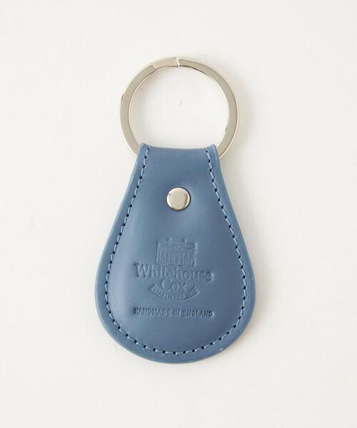 WHITE HOUSE COX（ホワイトハウスコックス）の「【別注】<Whitehouse Cox×green label relaxing> キーリング（キーホルダー・メンズ・ライトブルー/ブラック/ネイビー/ダークグレー/ナチュラル/ケリー・FREE）」の13枚目の写真