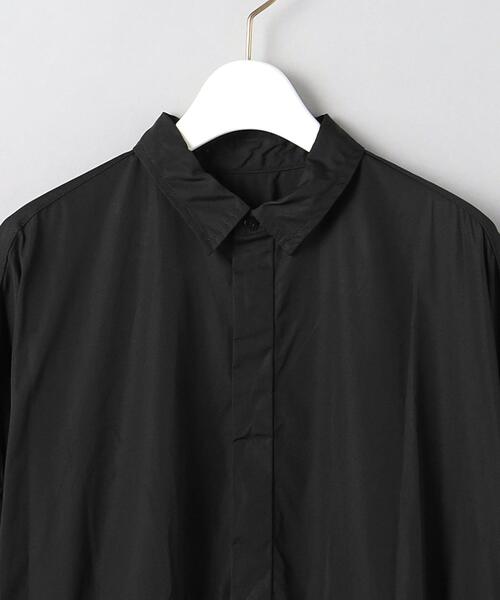 TOUJOURS(トゥジュー)の「<TOUJOURS(トゥジュー)>ティアード シャツワンピース ■■■(シャツワンピース・レディース・ホワイト/ブラック・1)」の4枚目の写真