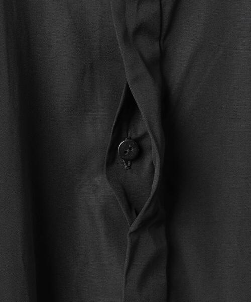 TOUJOURS(トゥジュー)の「<TOUJOURS(トゥジュー)>ティアード シャツワンピース ■■■(シャツワンピース・レディース・ホワイト/ブラック・1)」の8枚目の写真