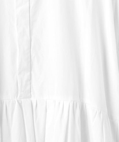 TOUJOURS(トゥジュー)の「<TOUJOURS(トゥジュー)>ティアード シャツワンピース ■■■(シャツワンピース・レディース・ホワイト/ブラック・1)」の10枚目の写真