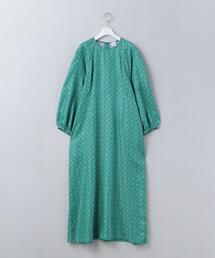 6 (ROKU) - 【美品】  6(ROKU) / ロク | SQUARE PRINT DRESS ワンピース | 38 | ブラウン/ホワイト | レディース 6 (ROKU) - 【美品】 6(ROKU) / ロク | SQUARE PRINT DRESS