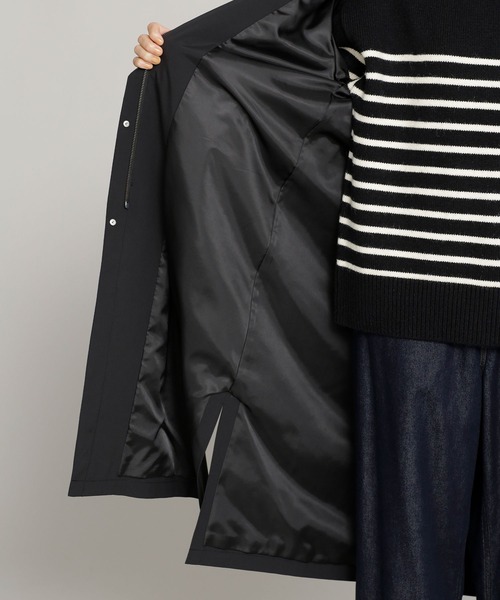 NANO universe（ナノユニバース）の「ZIPフードコート（モッズコート・レディース・ブラック/キャメル/ライトベージュ・FREE）」の22枚目の写真