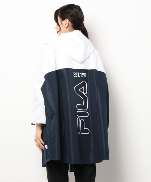 FILA(フィラ)の「<FILA/フィラ>はっ水ポンチョ(その他アウター・レディース・ベージュ系その他/ベージュ系その他2/ネイビー系/パープル系/カーキ系・FREE)」の6枚目の写真