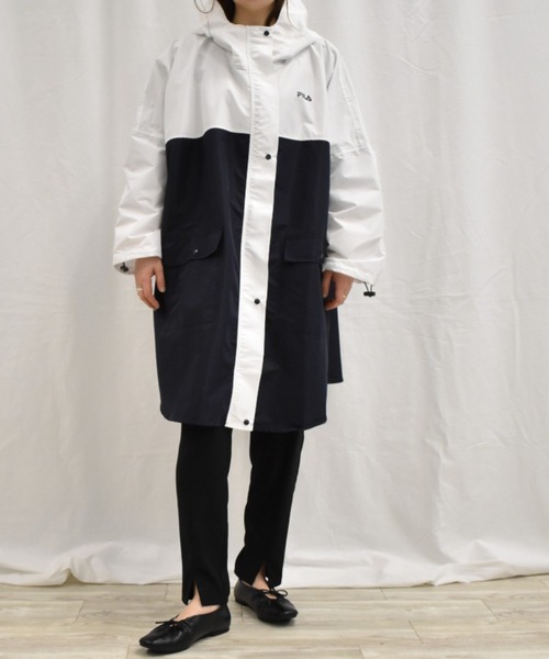FILA(フィラ)の「<FILA/フィラ>はっ水ポンチョ(その他アウター・レディース・ベージュ系その他/ベージュ系その他2/ネイビー系/パープル系/カーキ系・FREE)」の16枚目の写真