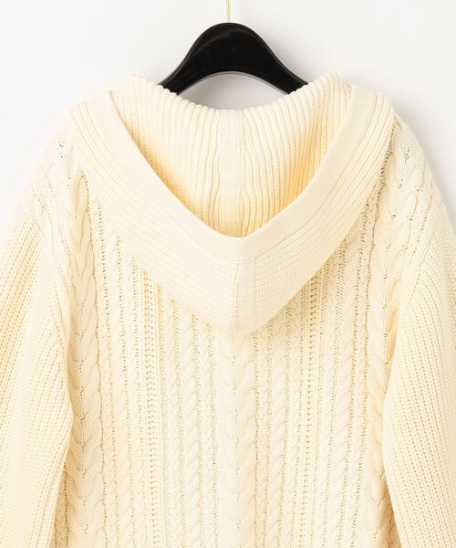 GRACE CONTINENTAL(グレースコンチネンタル)の「レースアップニットトップ(ニット/セーター・レディース・ホワイト/ネイビー・36)」の21枚目の写真