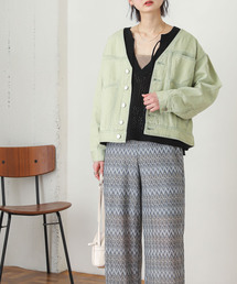 SENSE OF PLACE by URBAN RESEARCH | カツラギノーカラージャケット(デニムジャケット)