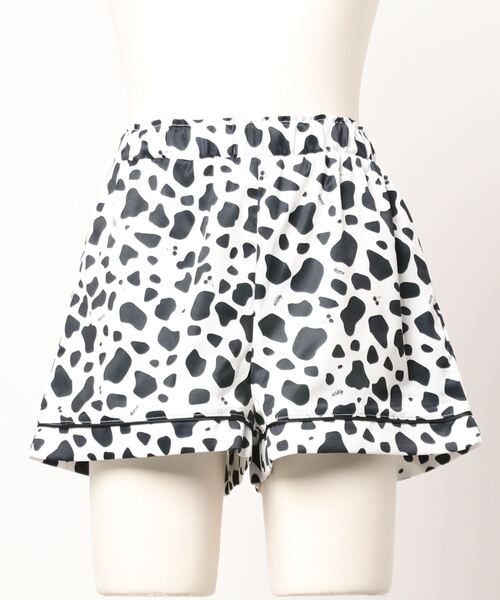 lilLilly（リルリリー）の「パイピングショートパンツ（ルームウェア/パジャマ・レディース・ピンク/ブルー/ホワイト系その他/ブラック系その他・FREE）」の7枚目の写真