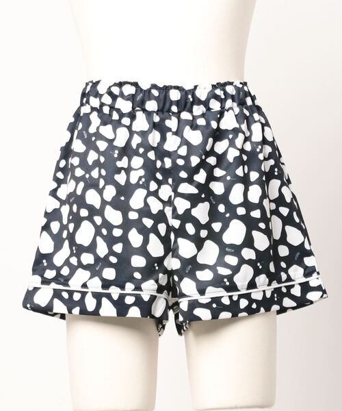 lilLilly（リルリリー）の「パイピングショートパンツ（ルームウェア/パジャマ・レディース・ピンク/ブルー/ホワイト系その他/ブラック系その他・FREE）」の8枚目の写真