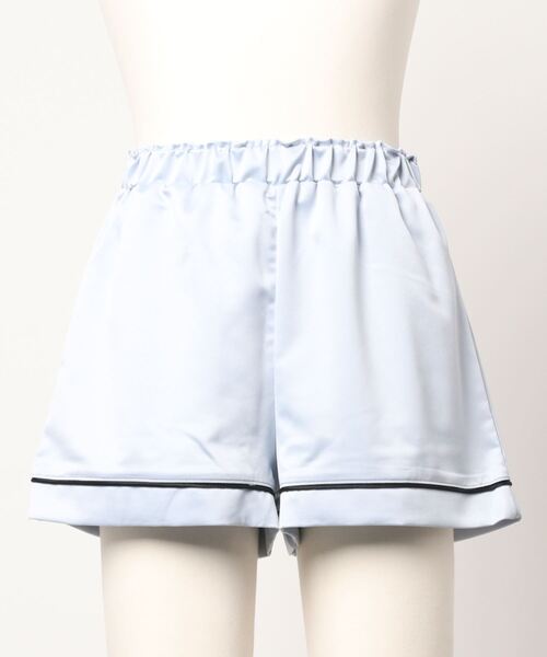 lilLilly（リルリリー）の「パイピングショートパンツ（ルームウェア/パジャマ・レディース・ピンク/ブルー/ホワイト系その他/ブラック系その他・FREE）」の6枚目の写真