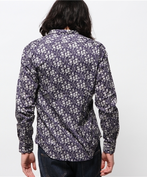 SHIPS(シップス)の「★★SC: SHIPS(シップス) リバティ プリント スタンドカラー シャツ■(シャツ/ブラウス・メンズ・レッド/その他/ライトブルー/ネイビー・LARGE/X-LARGE/SMALL/MEDIUM)」の13枚目の写真