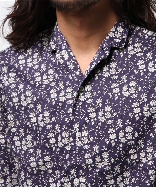 SHIPS(シップス)の「★★SC: SHIPS(シップス) リバティ プリント スタンドカラー シャツ■(シャツ/ブラウス・メンズ・レッド/その他/ライトブルー/ネイビー・LARGE/X-LARGE/SMALL/MEDIUM)」の16枚目の写真