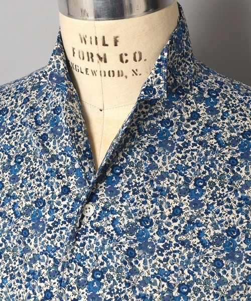 SHIPS(シップス)の「★★SC: SHIPS(シップス) リバティ プリント スタンドカラー シャツ■(シャツ/ブラウス・メンズ・レッド/その他/ライトブルー/ネイビー・LARGE/X-LARGE/SMALL/MEDIUM)」の10枚目の写真