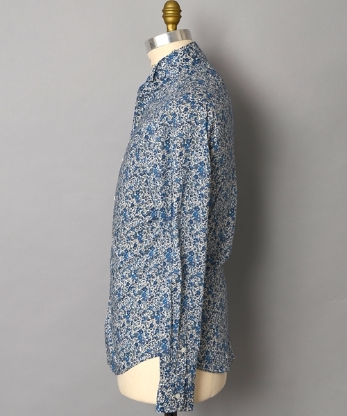 SHIPS(シップス)の「★★SC: SHIPS(シップス) リバティ プリント スタンドカラー シャツ■(シャツ/ブラウス・メンズ・レッド/その他/ライトブルー/ネイビー・LARGE/X-LARGE/SMALL/MEDIUM)」の11枚目の写真