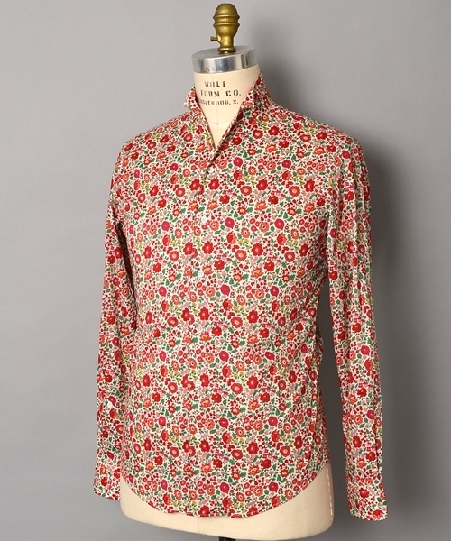 SHIPS(シップス)の「★★SC: SHIPS(シップス) リバティ プリント スタンドカラー シャツ■(シャツ/ブラウス・メンズ・レッド/その他/ライトブルー/ネイビー・LARGE/X-LARGE/SMALL/MEDIUM)」の22枚目の写真