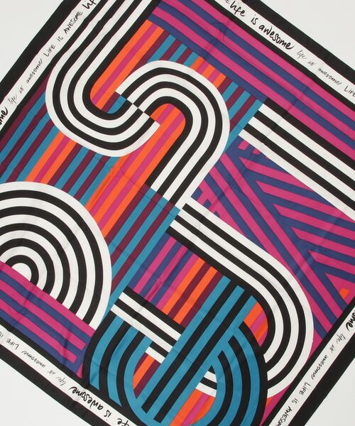 Desigual(デシグアル)の「スカーフ DESIGUAL PSICODELIC(ストール/ショール・レディース・レッド・FREE)」の2枚目の写真