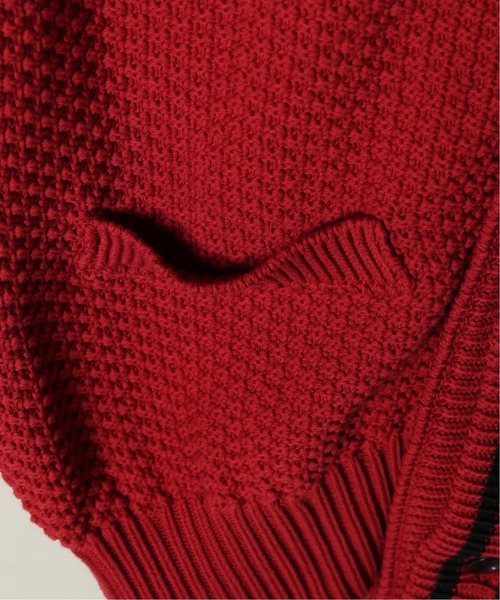 UNFOLLOW（アンフォロー）の「TENDER PERSON / テンダーパーソン RIB DOCKING KNIT VEST（ベスト・メンズ・ブラック/レッド・FREE）」の8枚目の写真