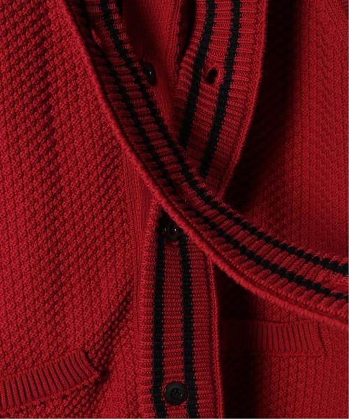 UNFOLLOW（アンフォロー）の「TENDER PERSON / テンダーパーソン RIB DOCKING KNIT VEST（ベスト・メンズ・ブラック/レッド・FREE）」の13枚目の写真