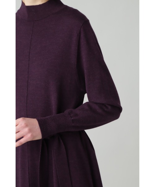 BOSCH（ボッシュ）の「ベルト付きニットワンピース（ワンピース・レディース・ネイビー/ブラウン/イエロー/パープル/ブルー・38）」の17枚目の写真