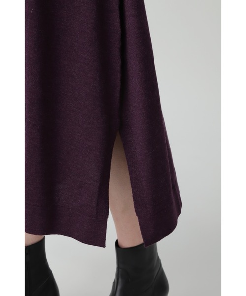 BOSCH（ボッシュ）の「ベルト付きニットワンピース（ワンピース・レディース・ネイビー/ブラウン/イエロー/パープル/ブルー・38）」の19枚目の写真