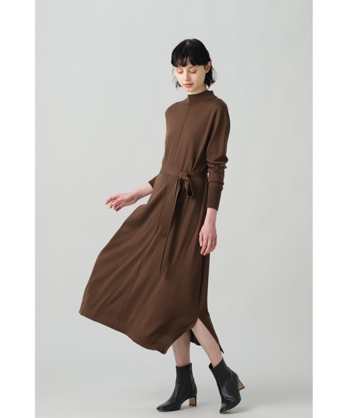 BOSCH（ボッシュ）の「ベルト付きニットワンピース（ワンピース・レディース・ネイビー/ブラウン/イエロー/パープル/ブルー・38）」の20枚目の写真