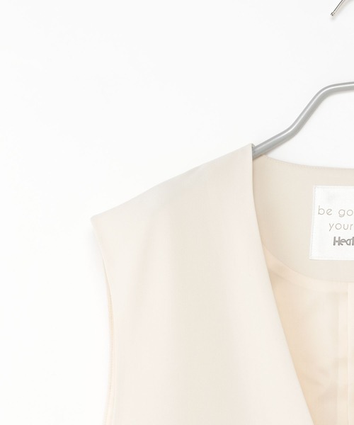 Heather(ヘザー)の「TRノーカラーボックスジレ 265276(その他アウター・レディース・ブラック/アイボリー/ベージュ・FREE)」の13枚目の写真