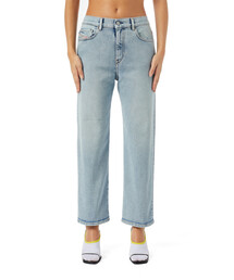 DIESEL | DIESEL SS22 レディース デニム ボーイフレンド ライトブルー(デニムパンツ)