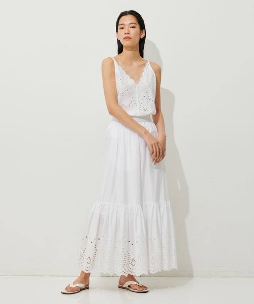 N.O.R.C（ノーク）の「カットワークキャミソール（キャミソール・レディース・ホワイト・M/S）」の22枚目の写真