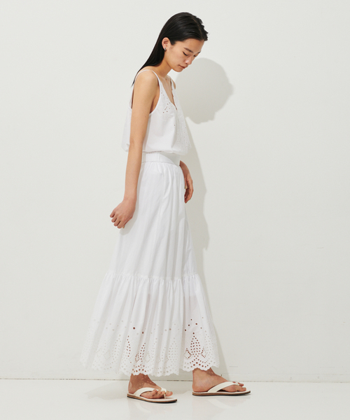 N.O.R.C（ノーク）の「カットワークキャミソール（キャミソール・レディース・ホワイト・M/S）」の21枚目の写真