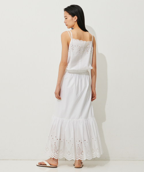 N.O.R.C（ノーク）の「カットワークキャミソール（キャミソール・レディース・ホワイト・M/S）」の20枚目の写真