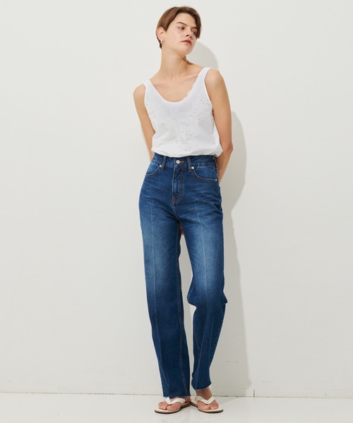 N.O.R.C（ノーク）の「カットワークキャミソール（キャミソール・レディース・ホワイト・M/S）」の2枚目の写真